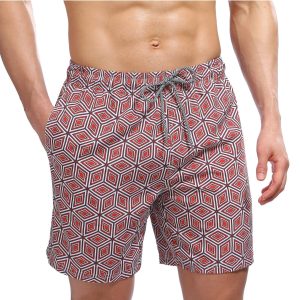 Mens Swim Trunks Board Shorts Quick Dry Swim Shorts Bathing Suits with Pockets