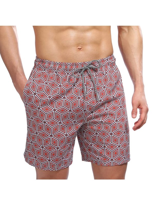 Mens Swim Trunks Board Shorts Quick Dry Swim Shorts Bathing Suits with Pockets