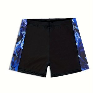 Quick Dry Men's Athletic Swimming Trunks - Stretchable Swim Shorts For Comfort And Performance