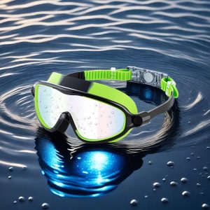 Wide View Swim Goggles, Unisex-Child Anti Fog Clear No Leaking Swimming Goggles