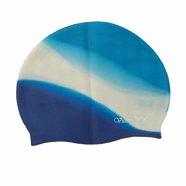 Victor Swim Silicone Swim Cap for Adults (14+) - Durable, Stretchable Swimming Cap for Pool & Beach - Non-Textile Silicone Polymer Composition - Unisex.